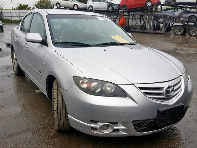 JM1BK123141152580 - 2004 MAZDA 3 S SILVER photo 1