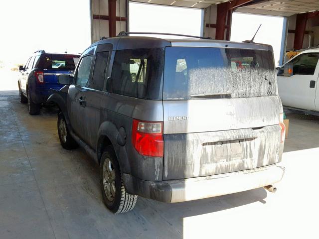 5J6YH28615L016255 - 2005 HONDA ELEMENT EX GRAY photo 3