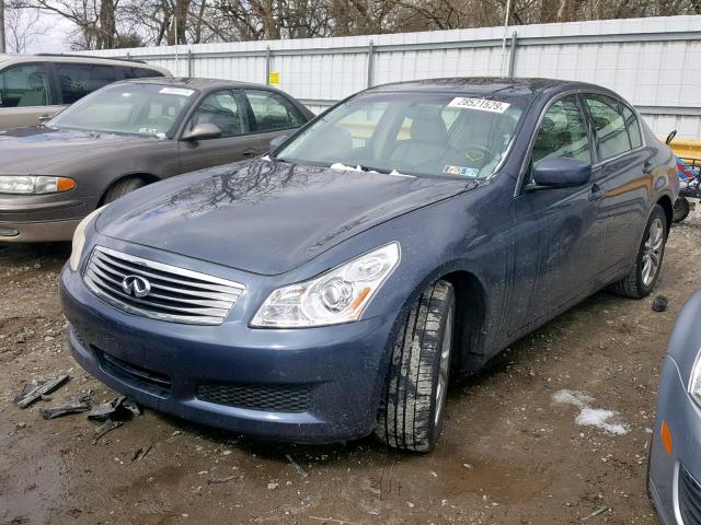 JNKCV61F39M054434 - 2009 INFINITI G37 GRAY photo 2