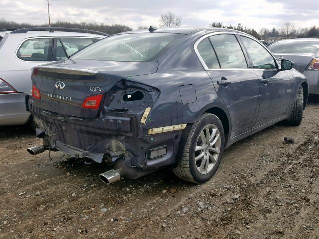 JNKCV61F39M054434 - 2009 INFINITI G37 GRAY photo 4