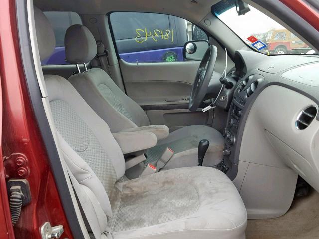 3GNDA13D58S618686 - 2008 CHEVROLET HHR LS მუქწითელი ფოტო 5