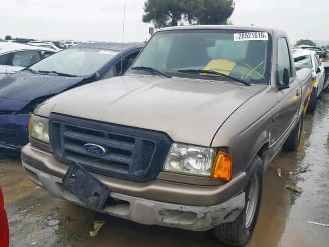 1FTYR10U54PB02683 - 2004 FORD RANGER GRAY photo 2