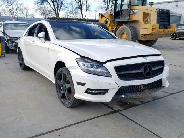 WDDLJ7DB1DA064469 - 2013 MERCEDES-BENZ CLS 550 WHITE photo 1