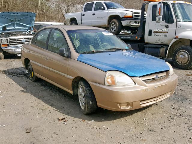 KNADC125236219905 - 2003 KIA RIO GOLD photo 1