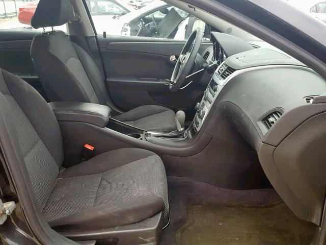 1G1ZC5EB1AF265605 - 2010 CHEVROLET MALIBU 1LT BLACK photo 5