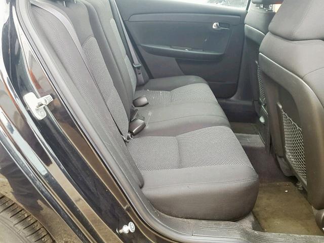 1G1ZC5EB1AF265605 - 2010 CHEVROLET MALIBU 1LT BLACK photo 6