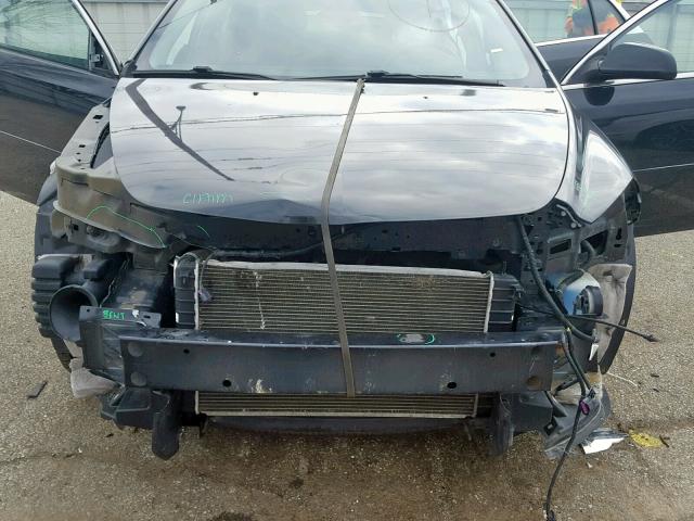 1G1ZC5EB1AF265605 - 2010 CHEVROLET MALIBU 1LT BLACK photo 9