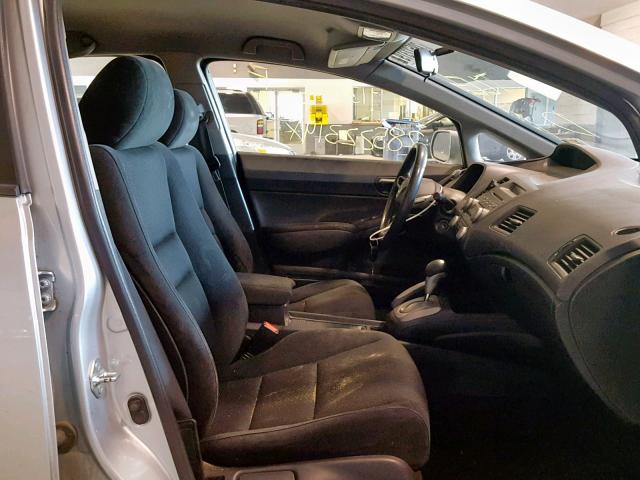 19XFA16609E009892 - 2009 HONDA CIVIC LX-S Gümüş foto 5