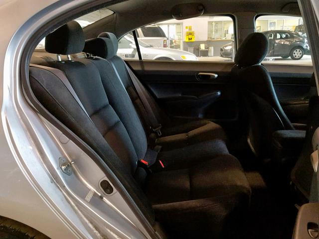 19XFA16609E009892 - 2009 HONDA CIVIC LX-S Gümüş foto 6