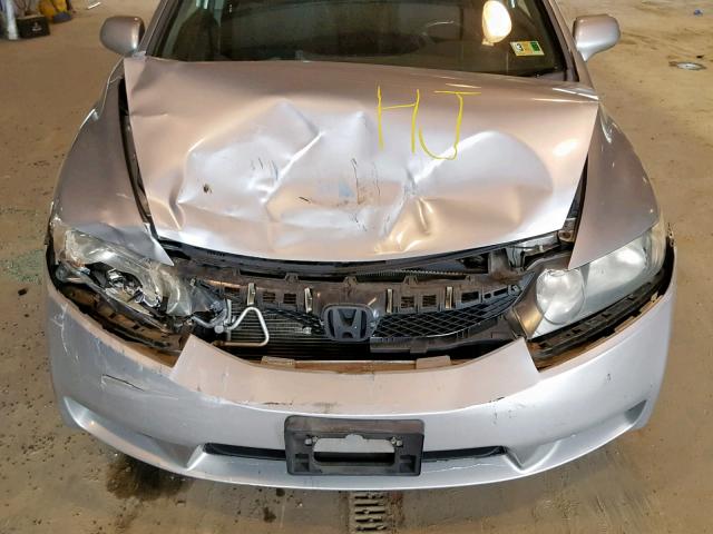 19XFA16609E009892 - 2009 HONDA CIVIC LX-S Gümüş foto 7