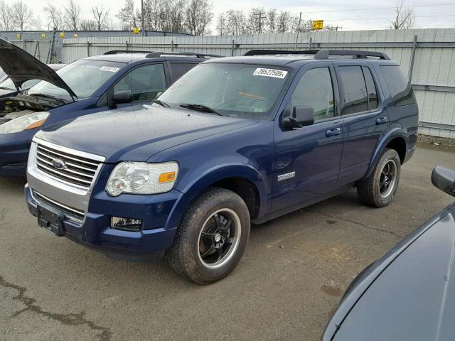 1FMEU73E28UA15402 - 2008 FORD EXPLORER X BLUE photo 2