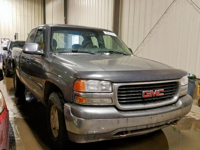 2GTEK19TX21219753 - 2002 GMC NEW SIERRA GRAY photo 1