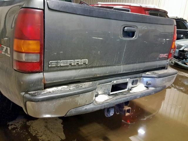 2GTEK19TX21219753 - 2002 GMC NEW SIERRA GRAY photo 9