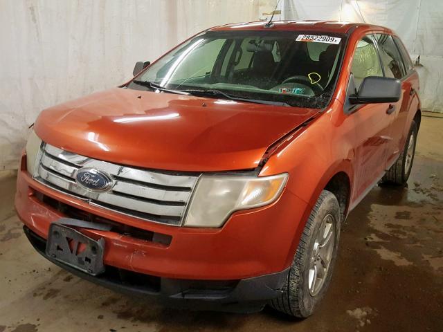 2FMDK36C48BA77975 - 2008 FORD EDGE SE ORANGE photo 2