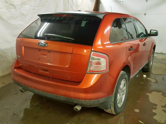 2FMDK36C48BA77975 - 2008 FORD EDGE SE ORANGE photo 4