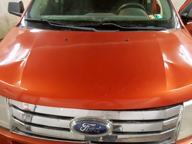 2FMDK36C48BA77975 - 2008 FORD EDGE SE ORANGE photo 7