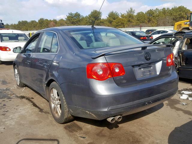 3VWEG71K47M137831 - 2007 VOLKSWAGEN JETTA WOLF GRAY photo 3