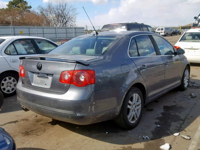 3VWEG71K47M137831 - 2007 VOLKSWAGEN JETTA WOLF GRAY photo 4