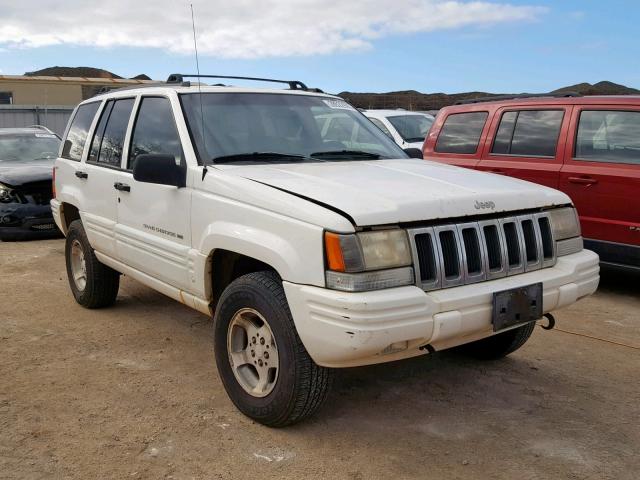 1J4GZ48Y3WC290886 - 1998 JEEP GRAND CHER WHITE photo 1