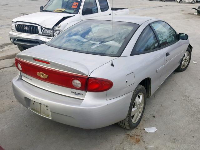 1G1JF12F457113287 - 2005 CHEVROLET CAVALIER L SILVER photo 4