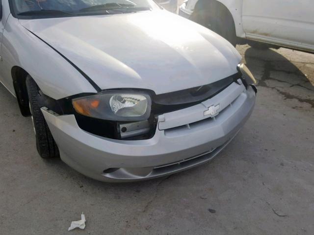 1G1JF12F457113287 - 2005 CHEVROLET CAVALIER L SILVER photo 9