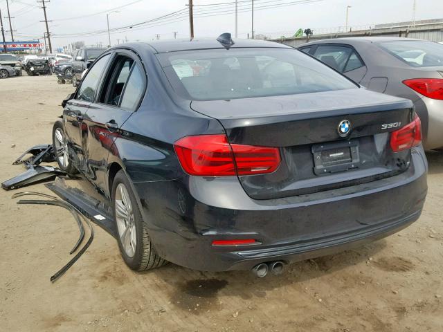 WBA8B9G55JNU99138 - 2018 BMW 330 I BLACK photo 3