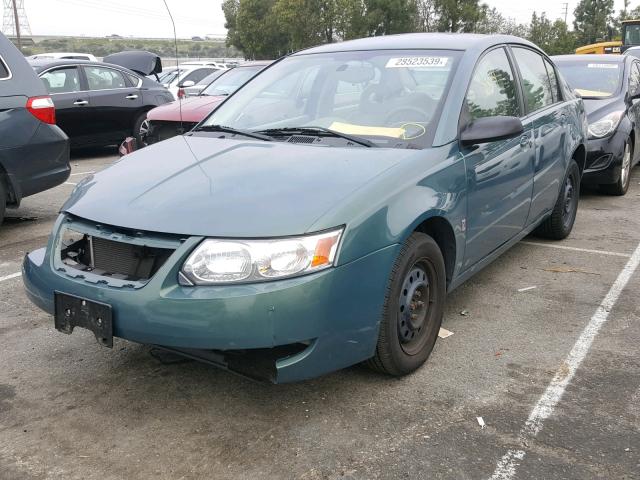 1G8AJ55F07Z147558 - 2007 SATURN ION LEVEL GREEN photo 2