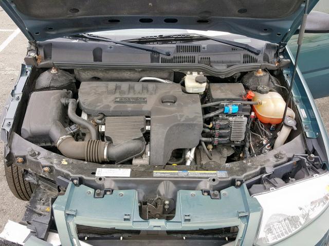 1G8AJ55F07Z147558 - 2007 SATURN ION LEVEL GREEN photo 7