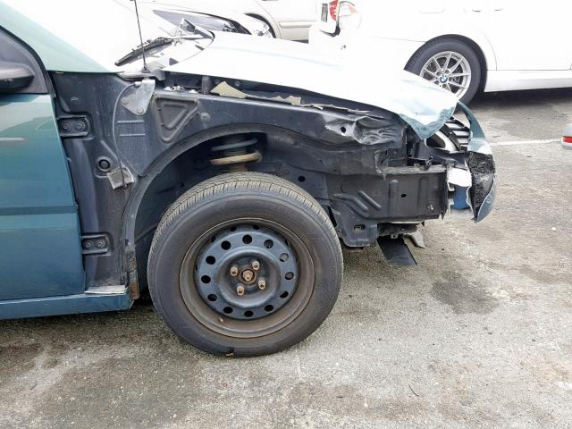 1G8AJ55F07Z147558 - 2007 SATURN ION LEVEL GREEN photo 9