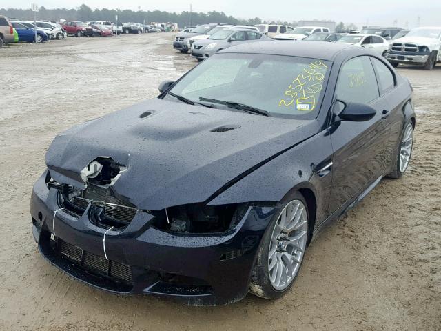 WBSKG9C59DJ594578 - 2013 BMW M3 BLACK photo 2