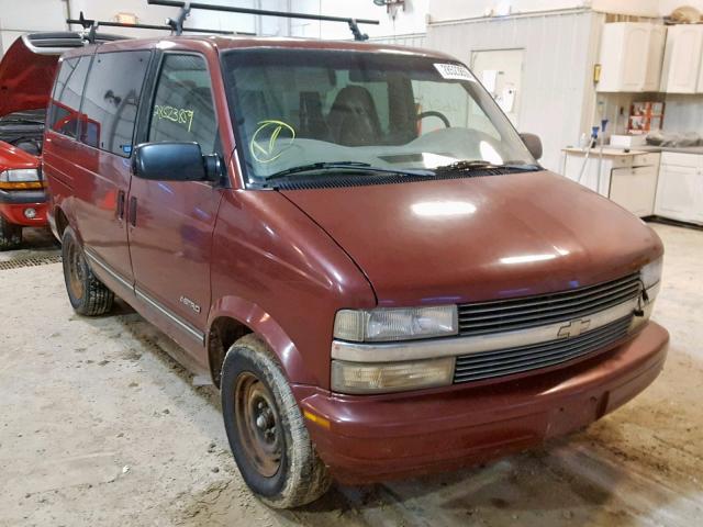 1GNDM19W5WB133554 - 1998 CHEVROLET ASTRO MAROON photo 1