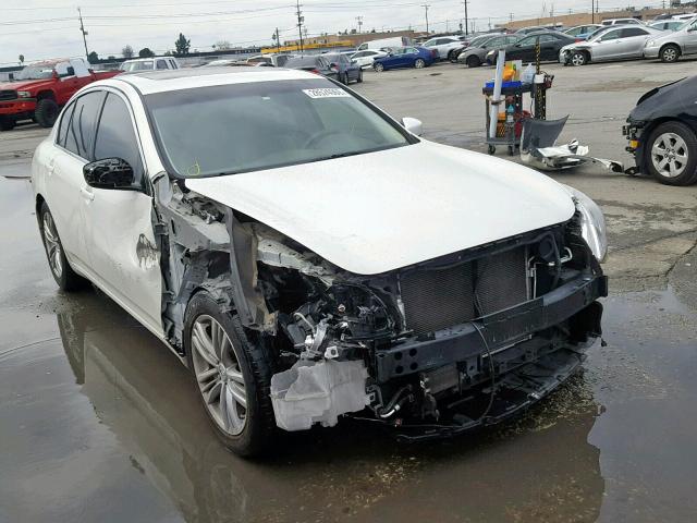 JN1DV6AP2BM831211 - 2011 INFINITI G25 BASE WHITE photo 1