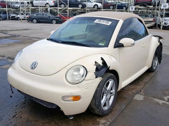 3VWCD31Y94M320912 - 2004 VOLKSWAGEN NEW BEETLE Beige Foto 2
