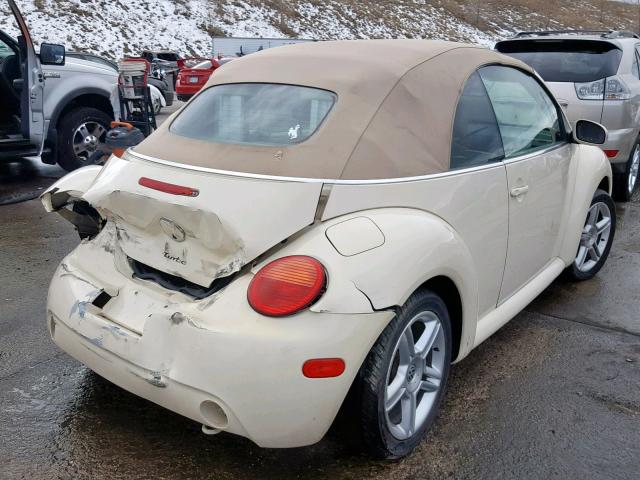 3VWCD31Y94M320912 - 2004 VOLKSWAGEN NEW BEETLE Beige Foto 4
