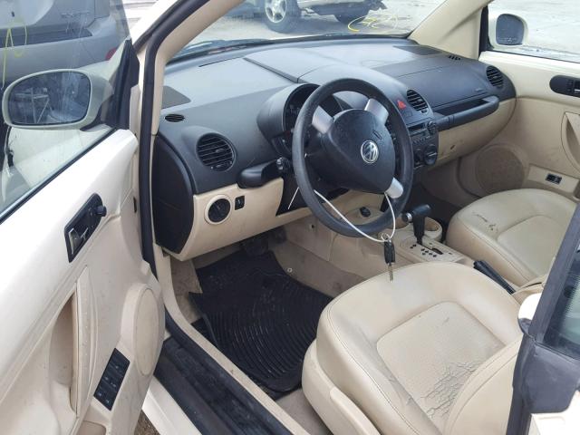 3VWCD31Y94M320912 - 2004 VOLKSWAGEN NEW BEETLE Beige Foto 9