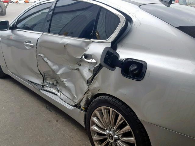 KNALW4D44F6022179 - 2015 KIA K900 SILVER photo 10