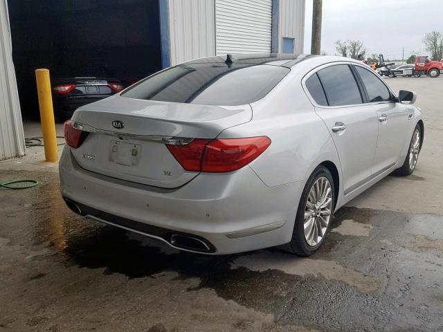 KNALW4D44F6022179 - 2015 KIA K900 SILVER photo 4