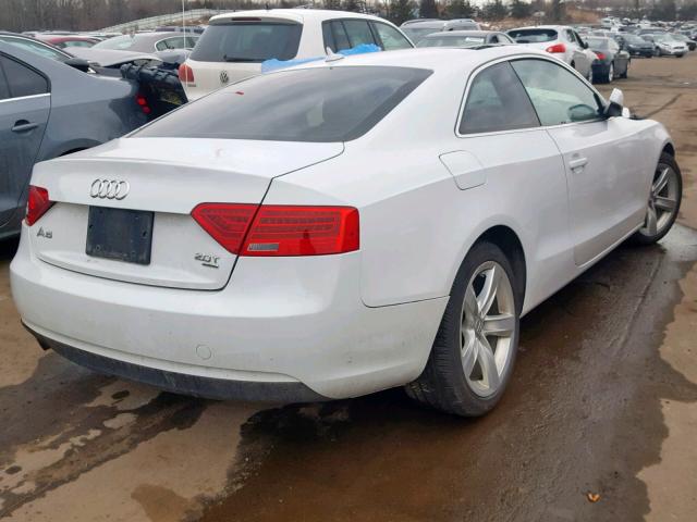 WAUCFAFR3DA042232 - 2013 AUDI A5 PREMIUM WHITE photo 4