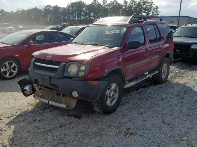 5N1ED28YX2C529601 - 2002 NISSAN XTERRA XE RED photo 2