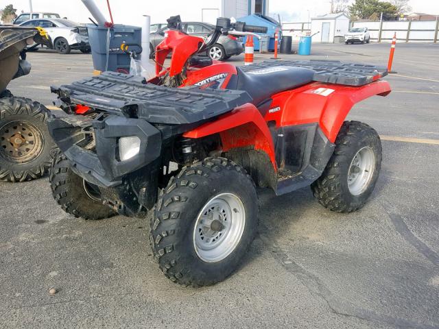 4XAMH50A49A536187 - 2009 POLARIS SPORTSMAN RED photo 2