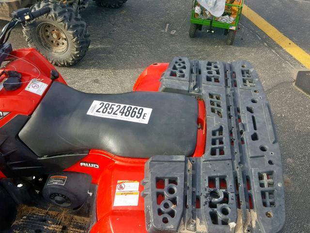 4XAMH50A49A536187 - 2009 POLARIS SPORTSMAN RED photo 6