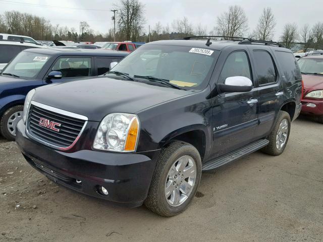 1GKFK13087J349096 - 2007 GMC YUKON BLACK photo 2