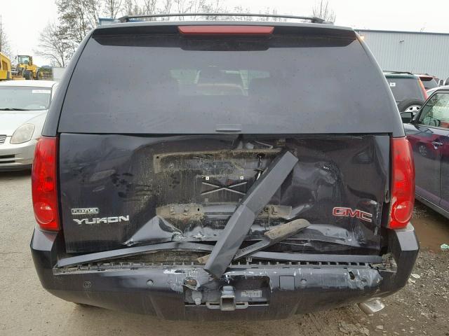 1GKFK13087J349096 - 2007 GMC YUKON BLACK photo 9