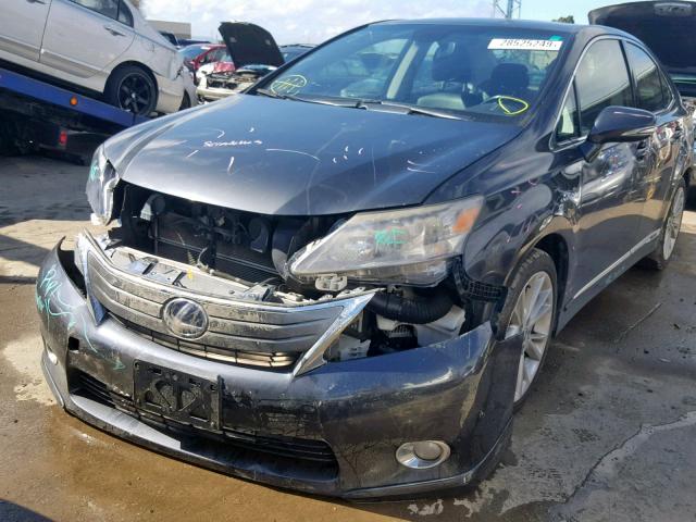 JTHBB1BA7A2022774 - 2010 LEXUS HS 250H GRAY photo 2