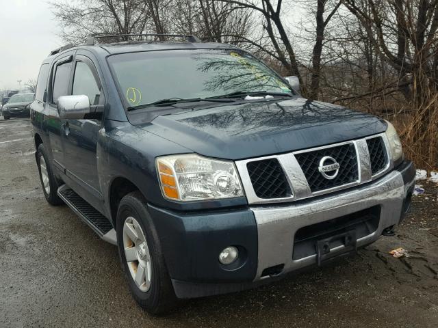 5N1AA08B35N702438 - 2005 NISSAN ARMADA SE GREEN photo 1