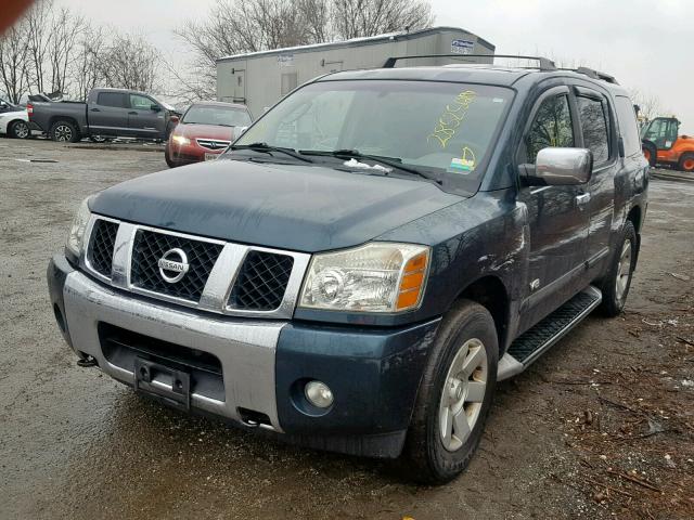 5N1AA08B35N702438 - 2005 NISSAN ARMADA SE GREEN photo 2