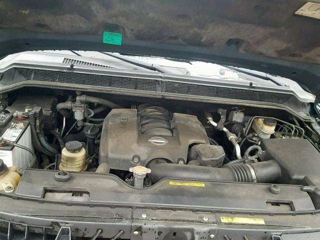 5N1AA08B35N702438 - 2005 NISSAN ARMADA SE GREEN photo 7