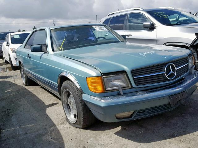 WDBCA45E2MA572725 - 1991 MERCEDES-BENZ 560 SEC TEAL photo 1