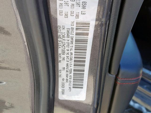 1C4RJFLG7HC716954 - 2017 JEEP GRAND CHER GRAY photo 10