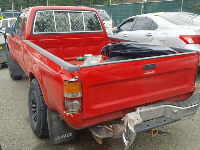 JT4VN13G4N5089023 - 1992 TOYOTA PICKUP 1/2 RED photo 3